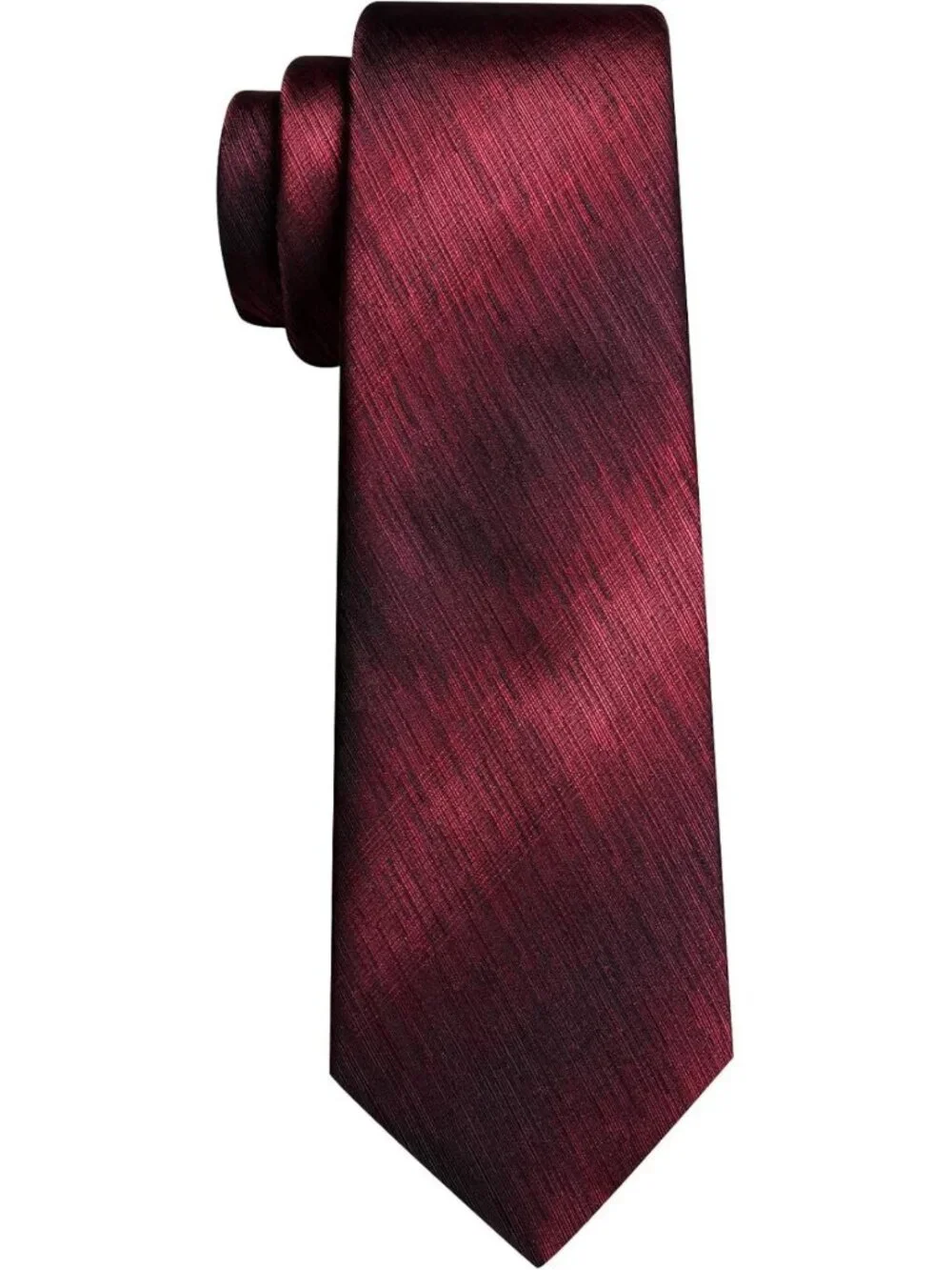 Stylish Striped Silk Necktie Set with Handkerchief & Cufflinks for Men